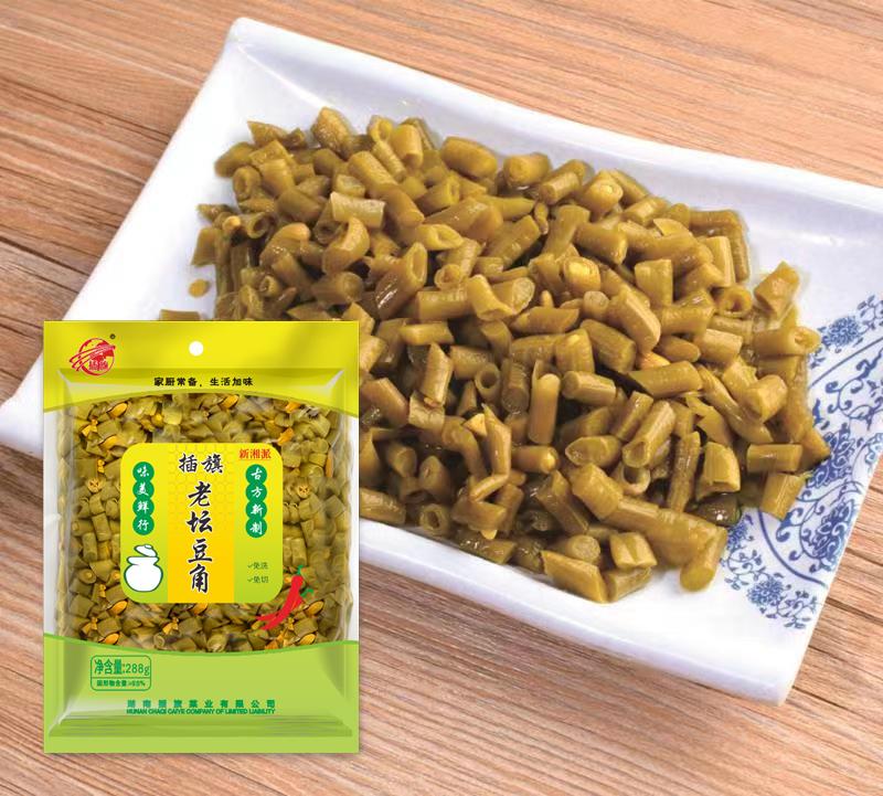 【插旗】插旗-新湘派老坛豆角288g-湖南插旗菜业有限公司